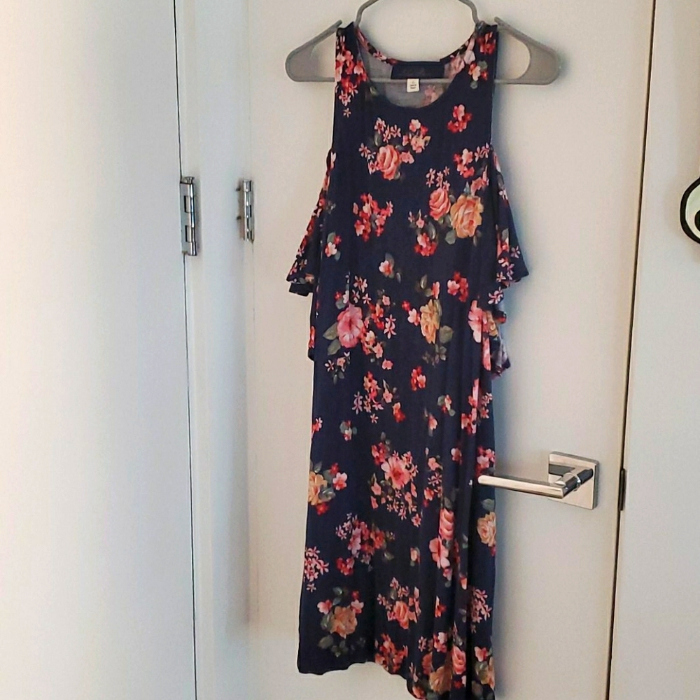 Off the shoulder floral dress